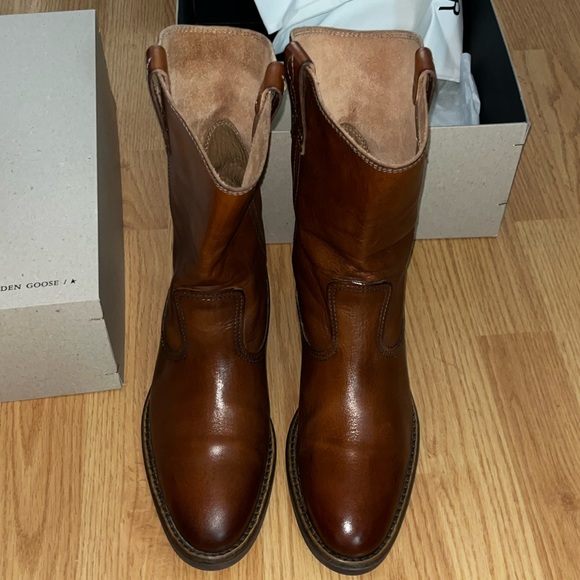 GOLDEN GOOSE BOOTS IN TAN BROWN COLOR 38 - Picture 7 of 15